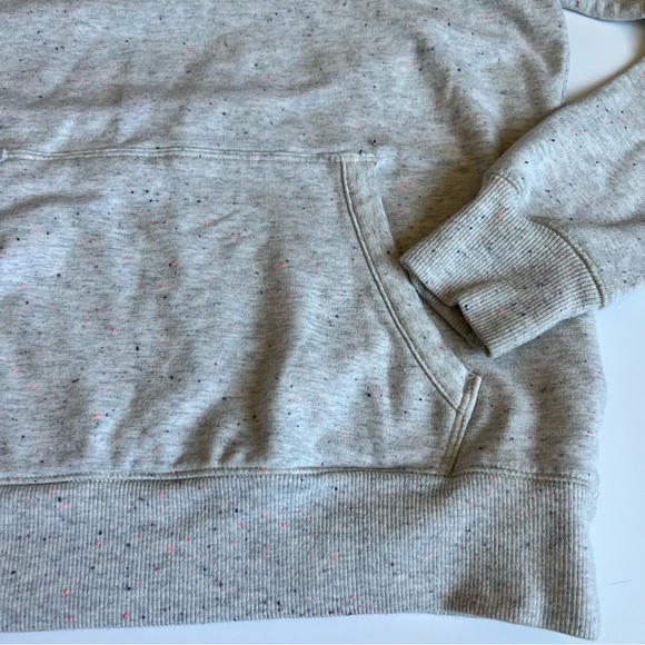 Athleta Girl Speckled Hoodie Sweatshirt L/12 - Picture 4 of 10